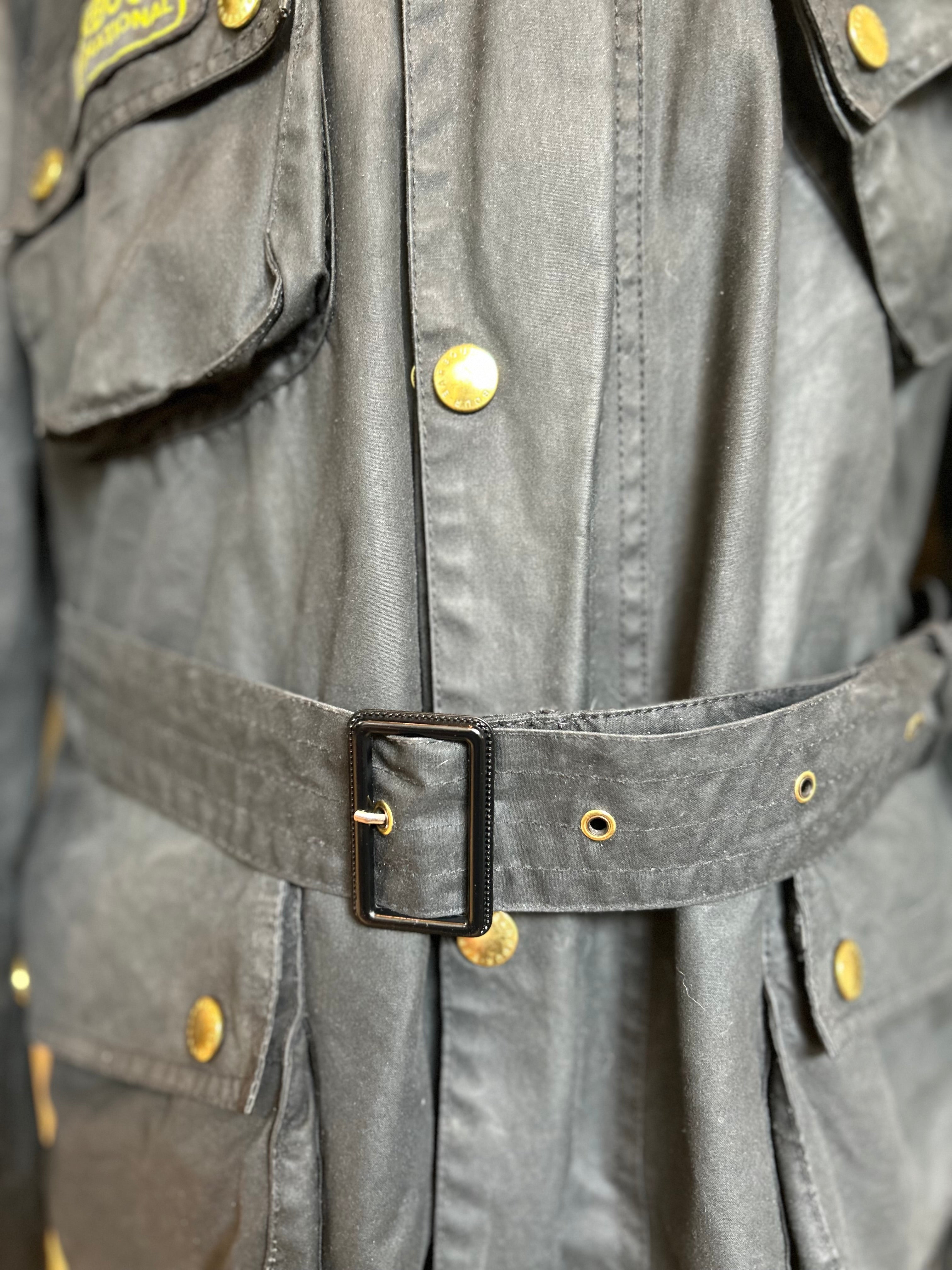 BARBOUR INTERNATIONAL BLACK WAX JACKET