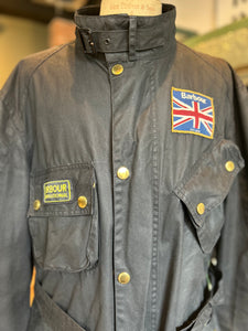 BARBOUR INTERNATIONAL BLACK WAX JACKET