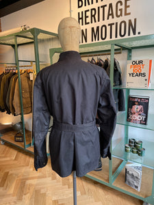 BELSTAFF MALENOTTI ERA BLACK TRIALMASTER WAX JACKET MENS MEDIUM