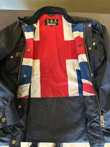 BARBOUR INTERNATIONAL BLACK WAX JACKET
