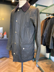 BARBOUR OLIVE ASHBY OLIVE GREEN TRADITIONAL MENS SIZE SMALL