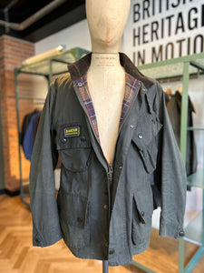 BARBOUR SMU INTERNATIONAL “SAGE” GREEN WAX JACKET