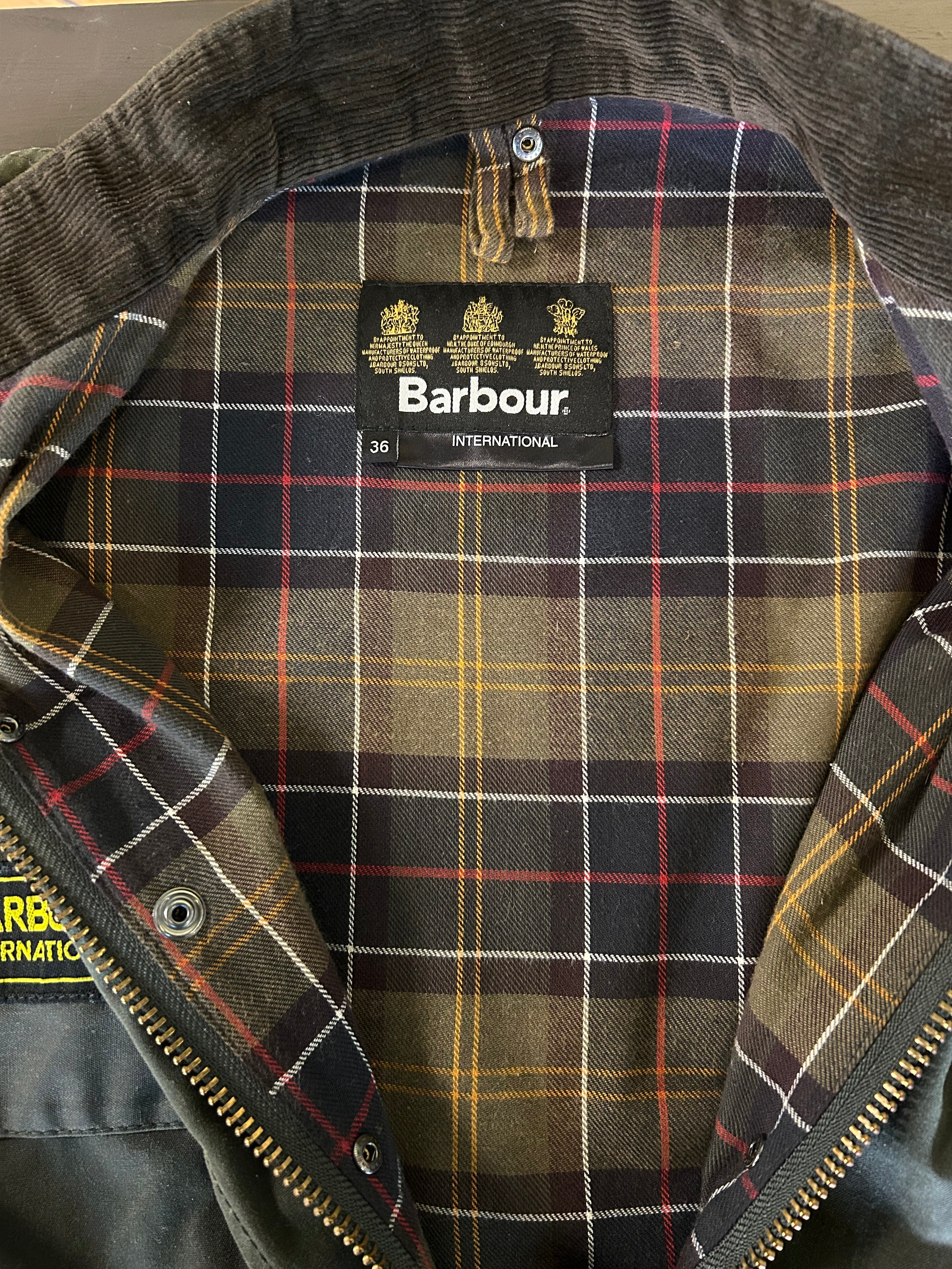 BARBOUR SMU INTERNATIONAL “SAGE” GREEN WAX JACKET