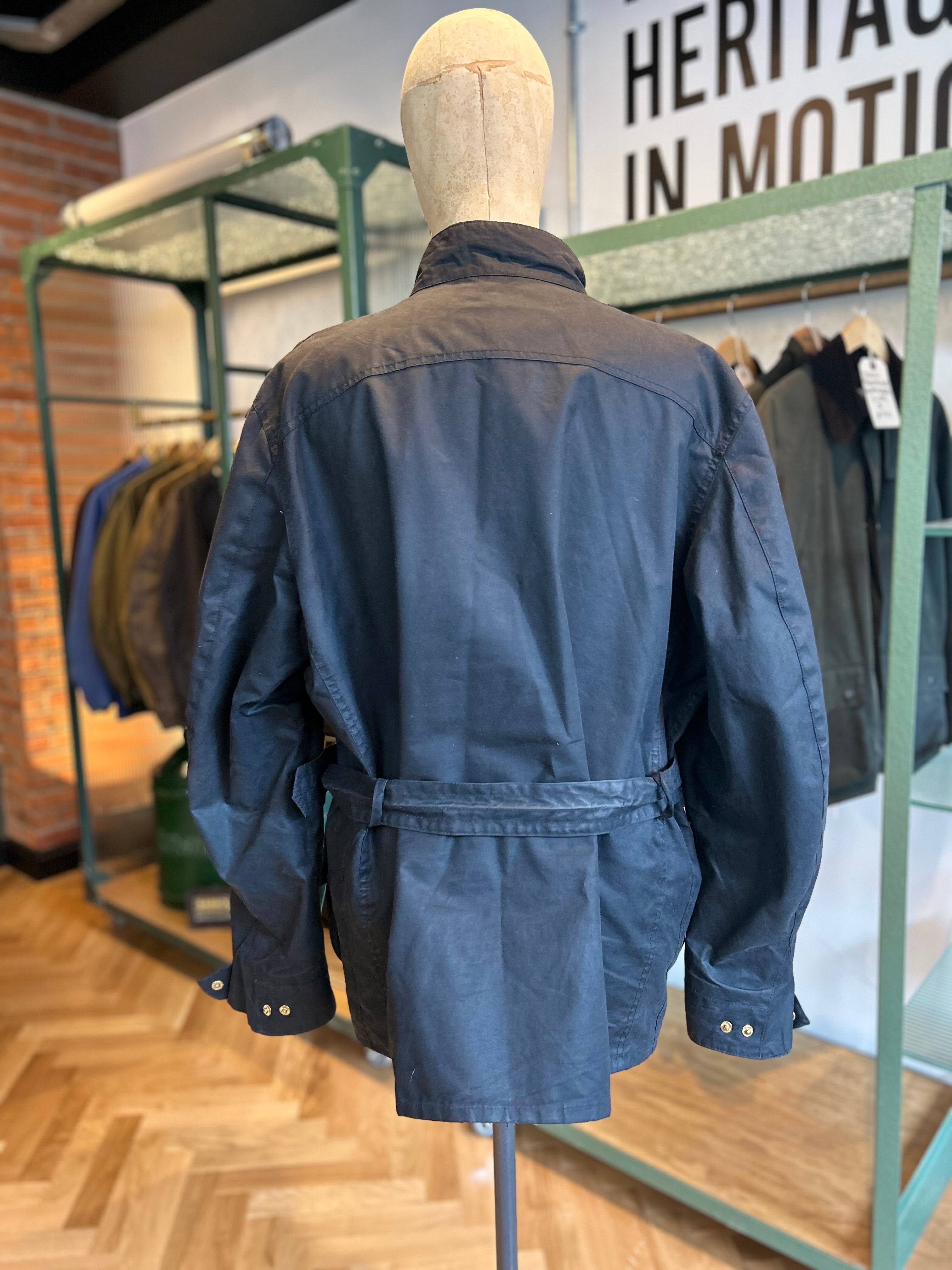 BARBOUR INTERNATIONAL BLACK WAX JACKET