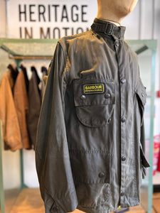 BARBOUR SMU INTERNATIONAL “SAGE” GREEN WAX JACKET