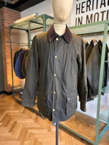 BARBOUR OLIVE ASHBY OLIVE GREEN TRADITIONAL MENS SIZE SMALL