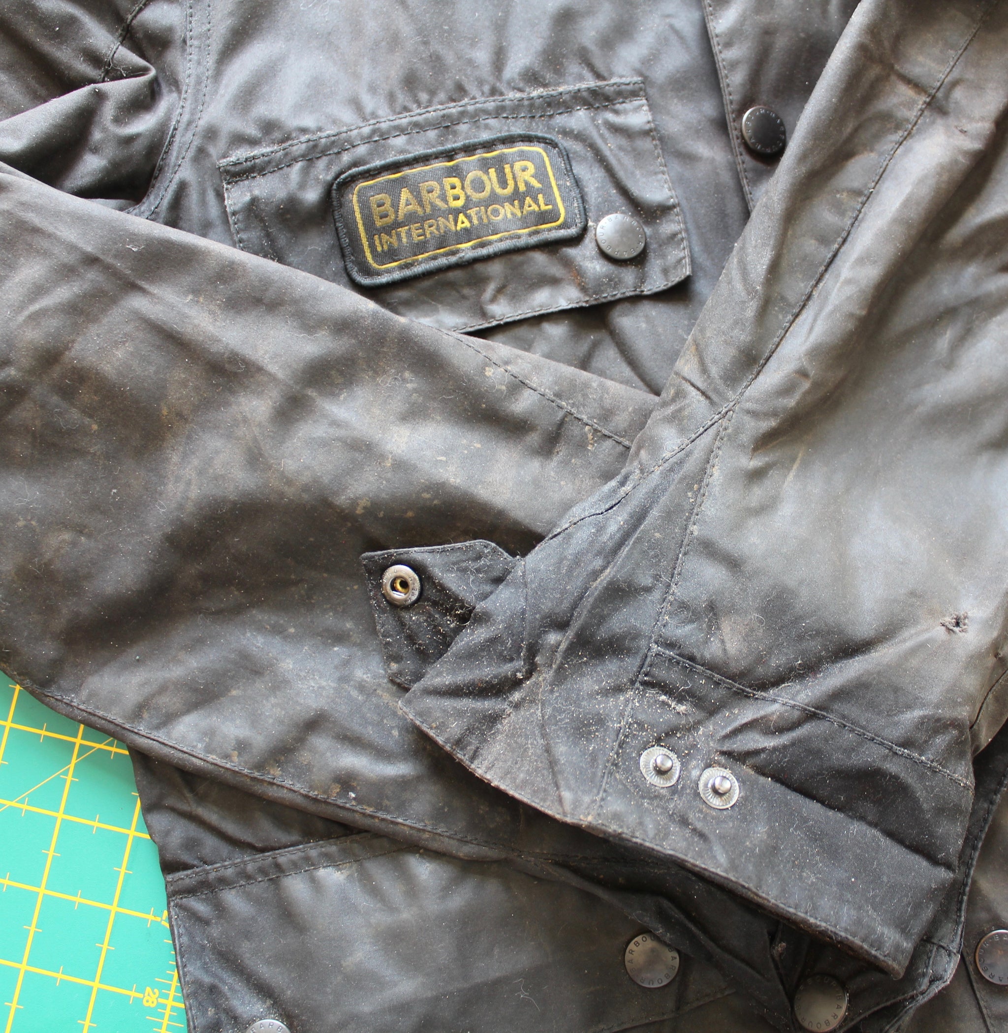 Barbour shops jacket zip repair